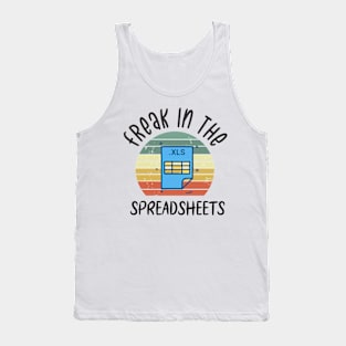 freak in the spreadsheets Tank Top